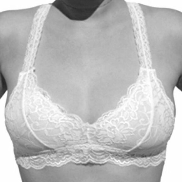 NWT Anemone Cream Lace Bralette (S/M) - Picture 1 of 5